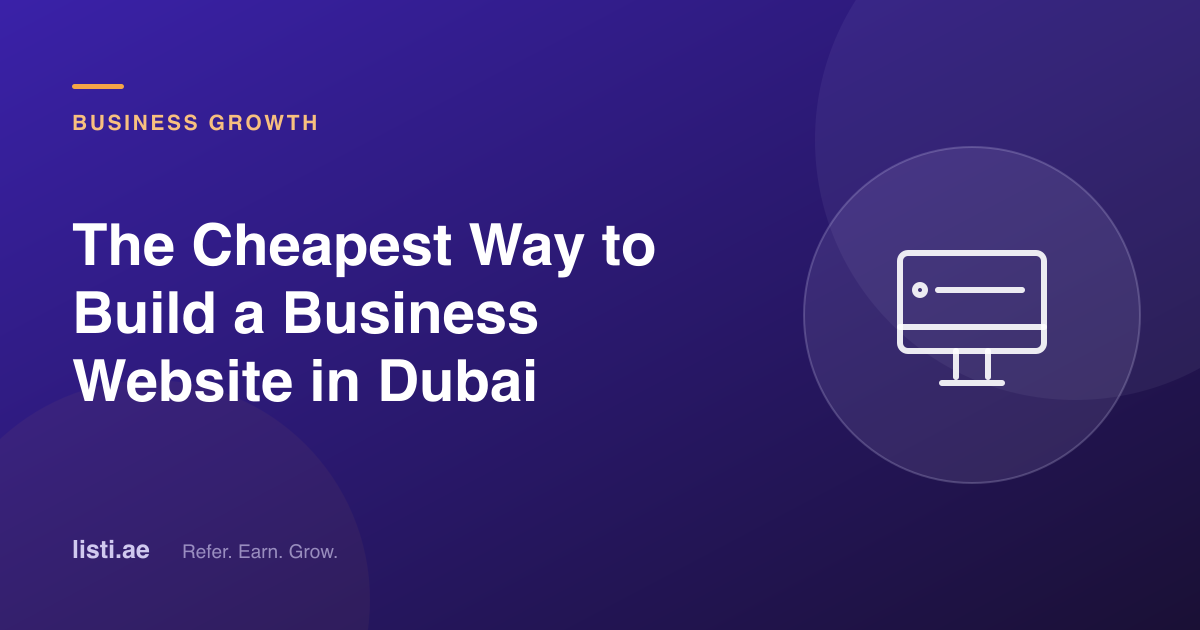 The Cheapest Way to Build a Business Website in Dubai