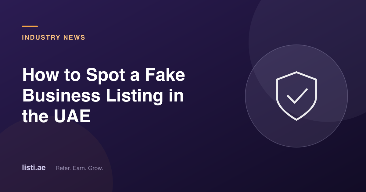 How to Spot a Fake Business Listing in the UAE