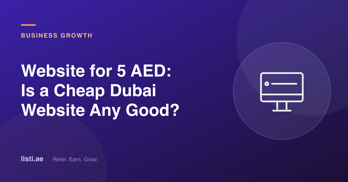 Is a Cheap Dubai Website Any Good? An Honest Answer