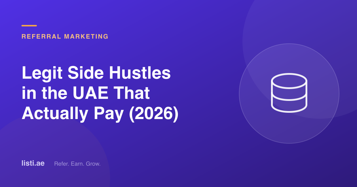 Legit Side Hustles in the UAE That Actually Pay (2026)
